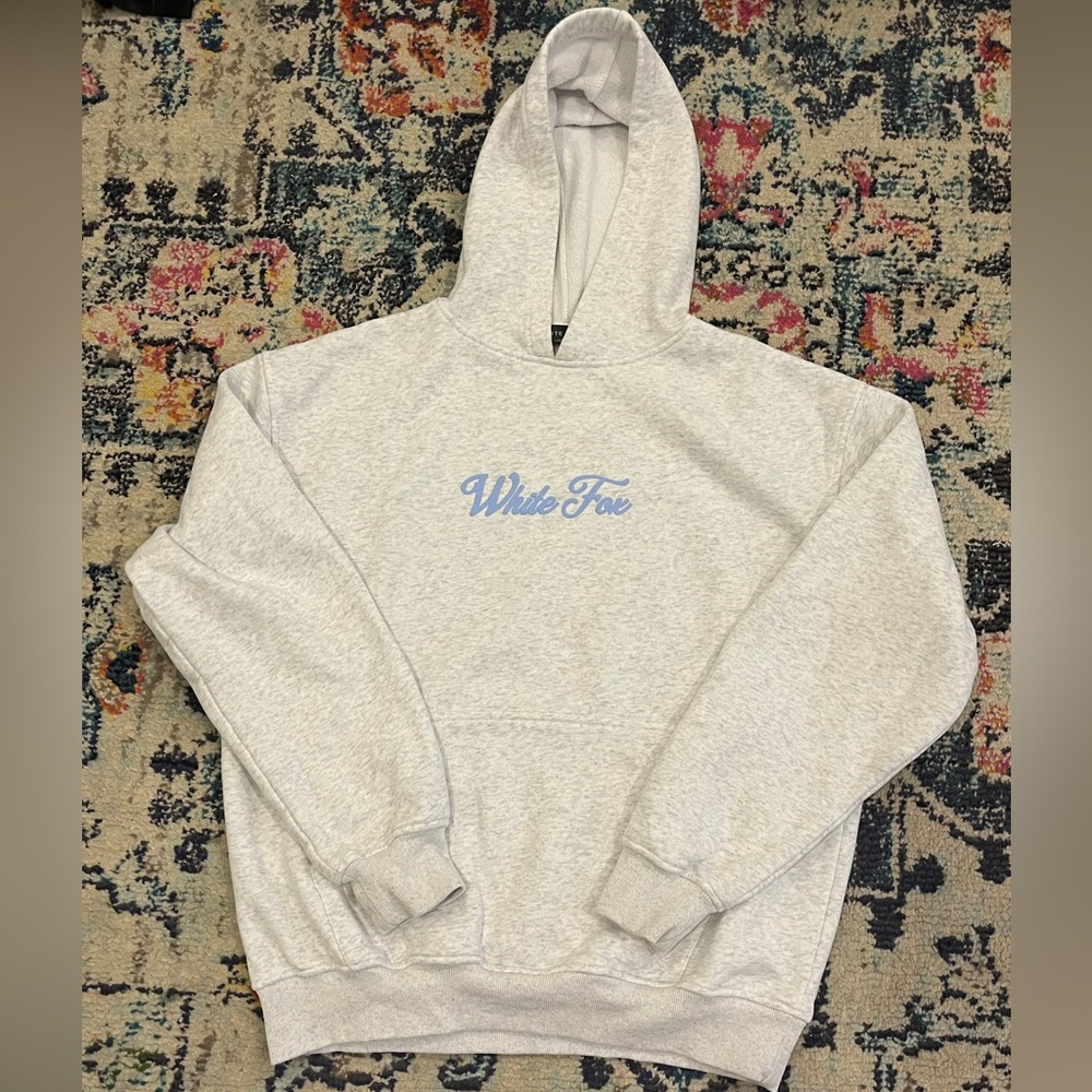 White Fox Hoodie for Women - S/M